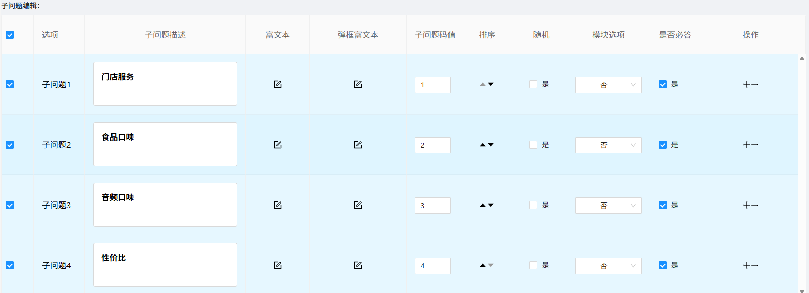 新增卡片评分题功能示意图